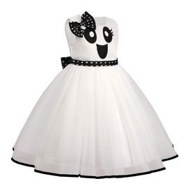 Disfraz de Halloween para niñas pequeñas, disfraz de calabaza, fantasma, aterrador, cosplay, princesa, fiesta de cumpleaños, vestido de tul para desfiles, fantasma blanco, de 12 a 18 meses