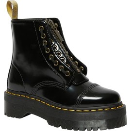 Dr. Martens Women's Vegan Sinclair Fashion Boot, Black Oxford, 6