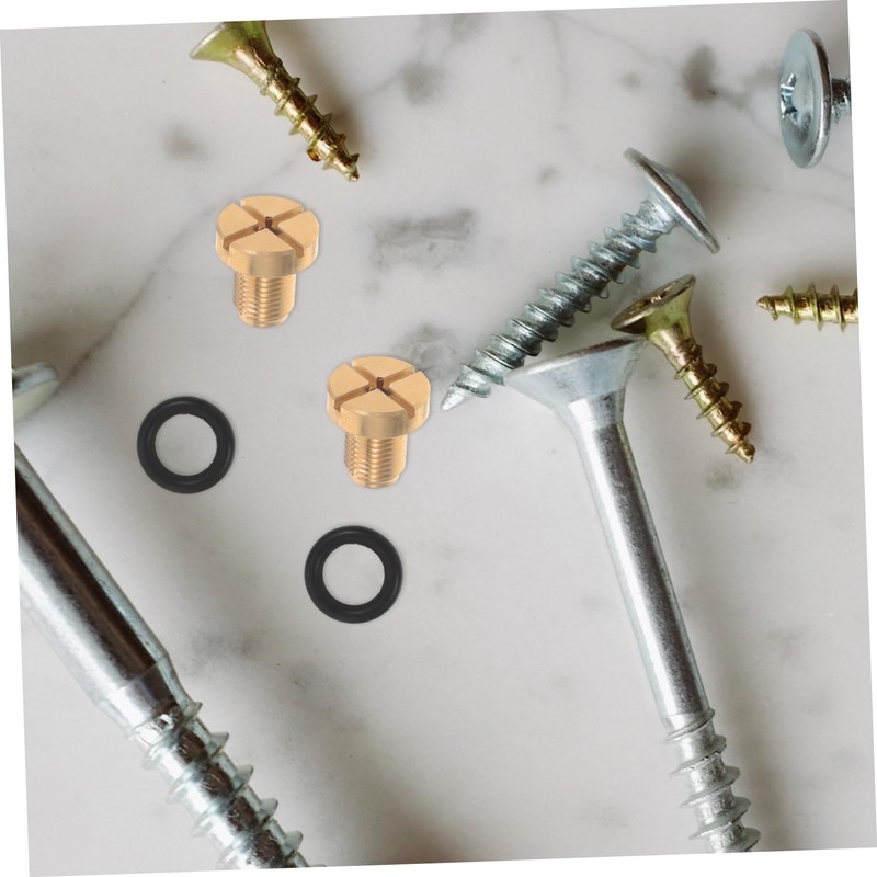 CHILDWEET 2pcs Coolant Air Bleeder Screw for Design Easy to