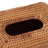 Rectangular Rattan Tissue Box Cover Rattan Woven Tissue Box Holder