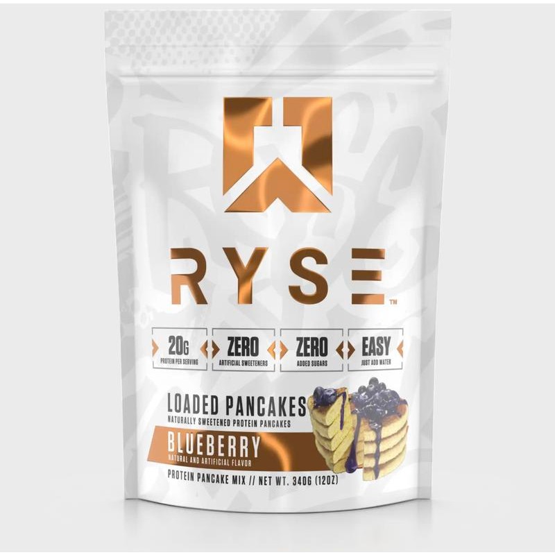 Ryse Supplements Loaded Pancakes - Protein Pancakes - Flavor: Banana