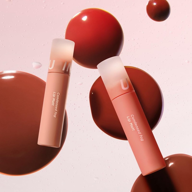 INTO U Condensed Fogrip Mat Mud Lip (C02 Jewattto Lychee)
