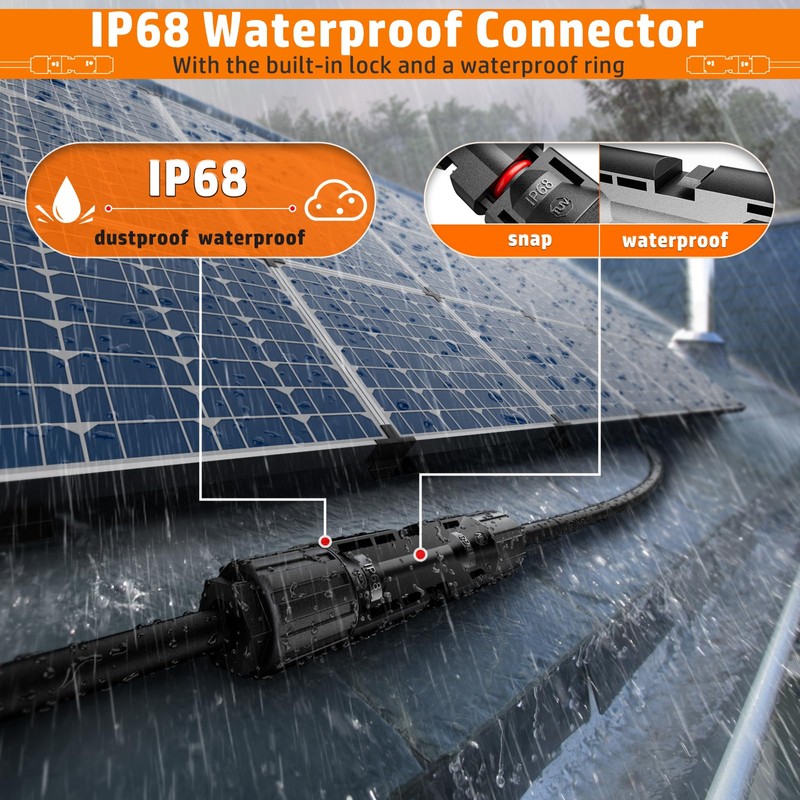 PEBA Crimping Tool Kit, Solar Crimper for AWG 16-10 Solar