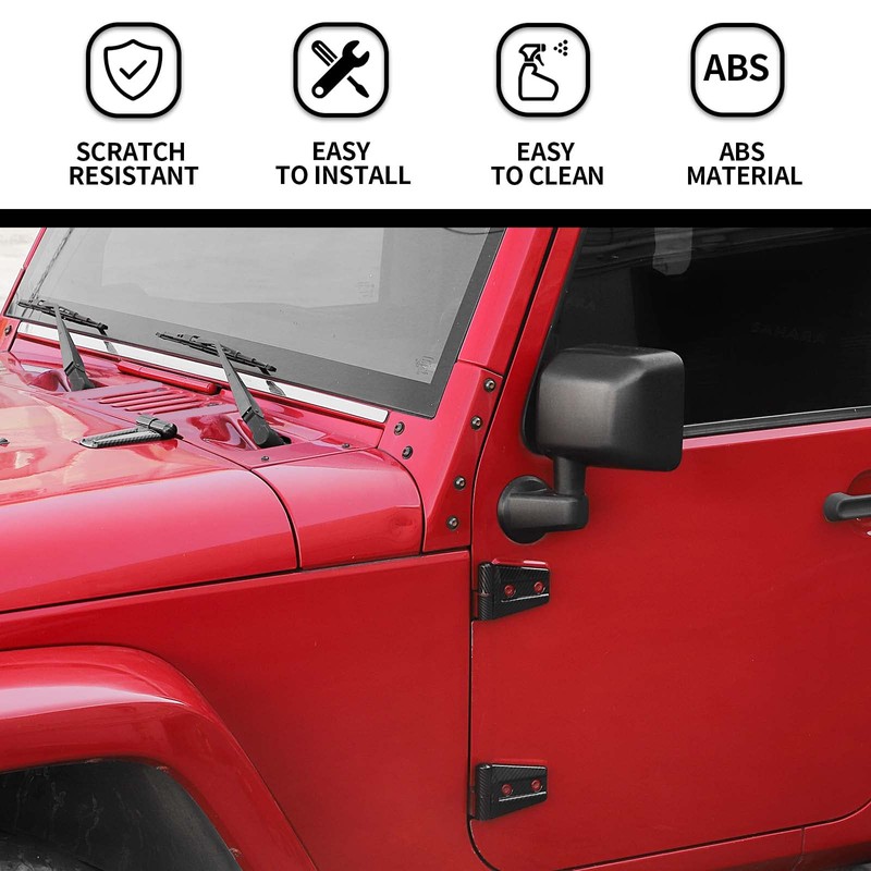 Hoolcar Door Hinge Engine Hood Hinge Tailgate Hinge Cover Trim