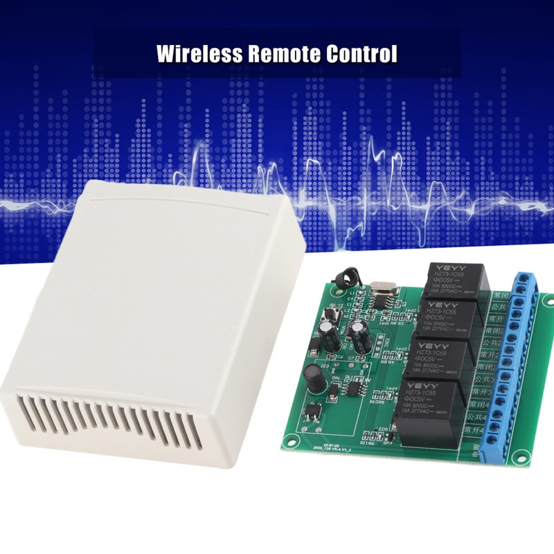 4CH Receiver Wireless Remote Control Power Switch System 12V 50m