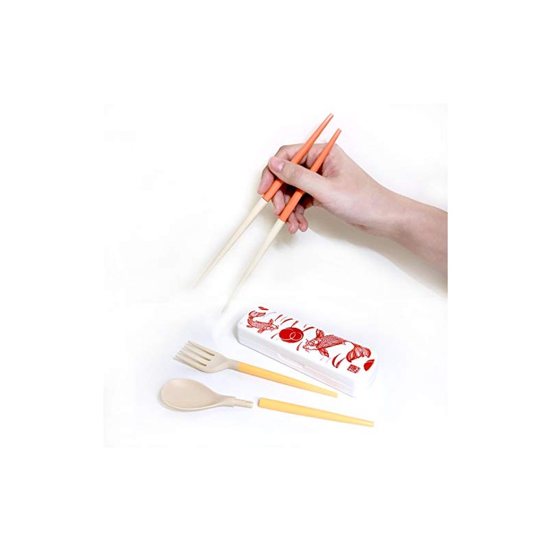 My Cutlery Replacement Portable Chopsticks Fork Spoon Japanese (Darama)