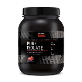 GNC AMP Pure Isolate Protein - Strawberry (28 Servings)
