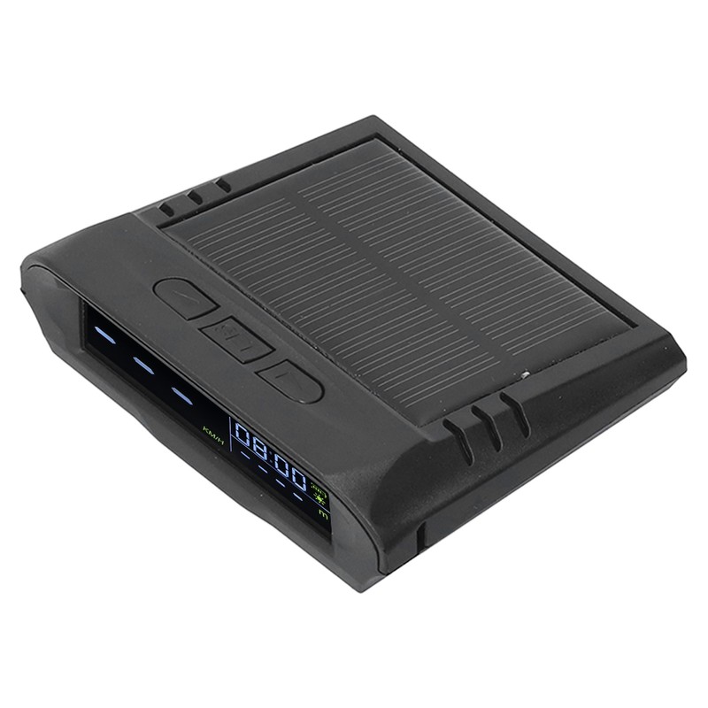 Smart HUD Display Digital Solar Charged Displays Time Temp Over