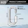 15 Pack Heavy-Duty Chain Hooks Quick Links - 304 Stainless