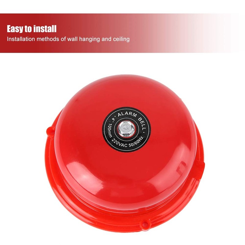 Fire Alarm Bell 4 inches 100Db Security Bell (12V)