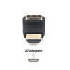 VCE HDMI 270 Degree Adapter 6-Pack, Right Angle HDMI Adapter