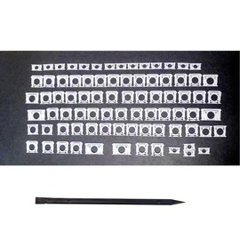 Replacement US Keyboard Full Set of Scissor Clips Hinge Applicable for MacBook Pro 13" / 15" Retina Model A1425 A1502 A1398 2012-2015 Year for MacBook Air 13" Model A1369/A1466 2011-2017 Year (AP11)