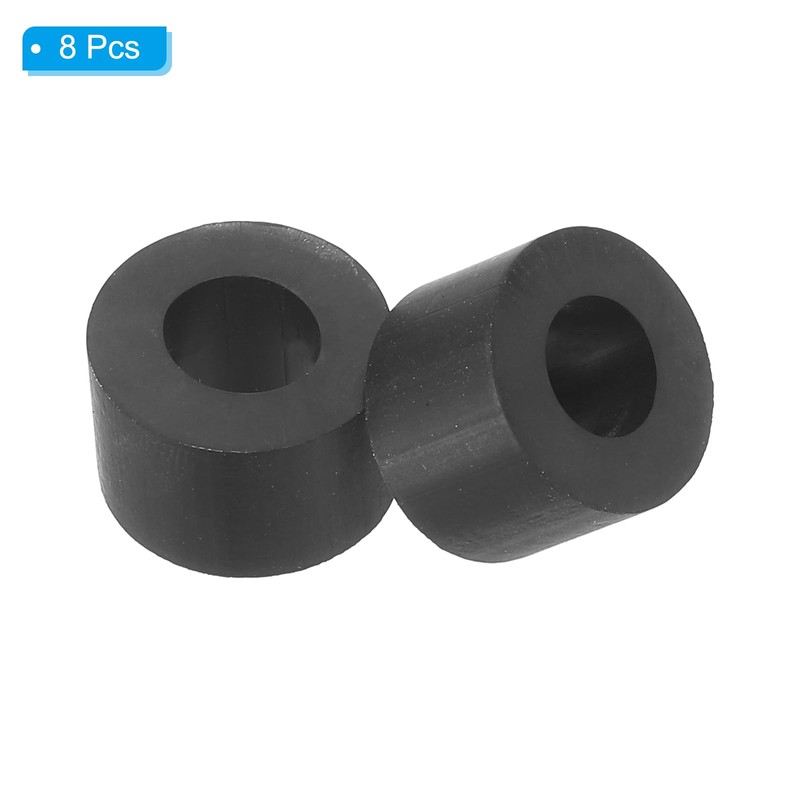 PATIKIL M8 Rubber Flat Washer, 8 Pack 8mm ID 16mm