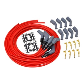 Dragon Fire Performance 8.5mm Extra Long Universal Spark Plug Wire Set Relocation kit for All LS LT Remote Coils fits LS1 LM7 LR4 LQ4 LS4 LS6 L59 LQ9 LM4 L33 LS2 L76 LY6 LC9 LH8 LMG LS3 LZ1 L99 L96