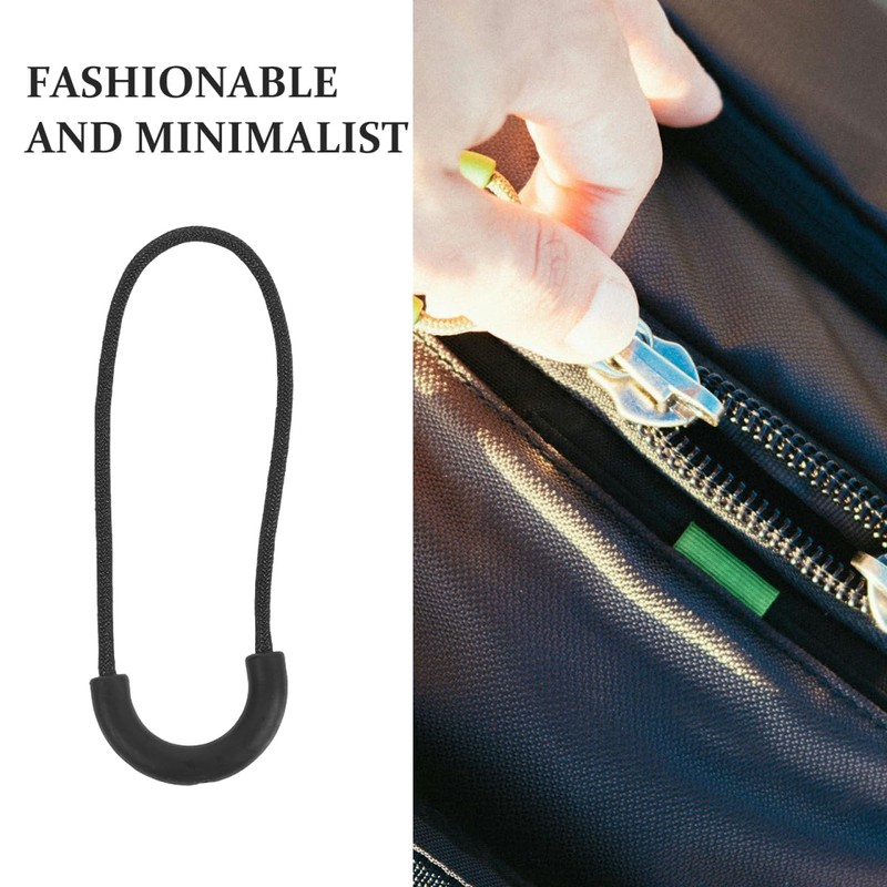 Operitacx U-Shaped Zipper Pullers Replacement: Pull Cord Pull Durable Zipper