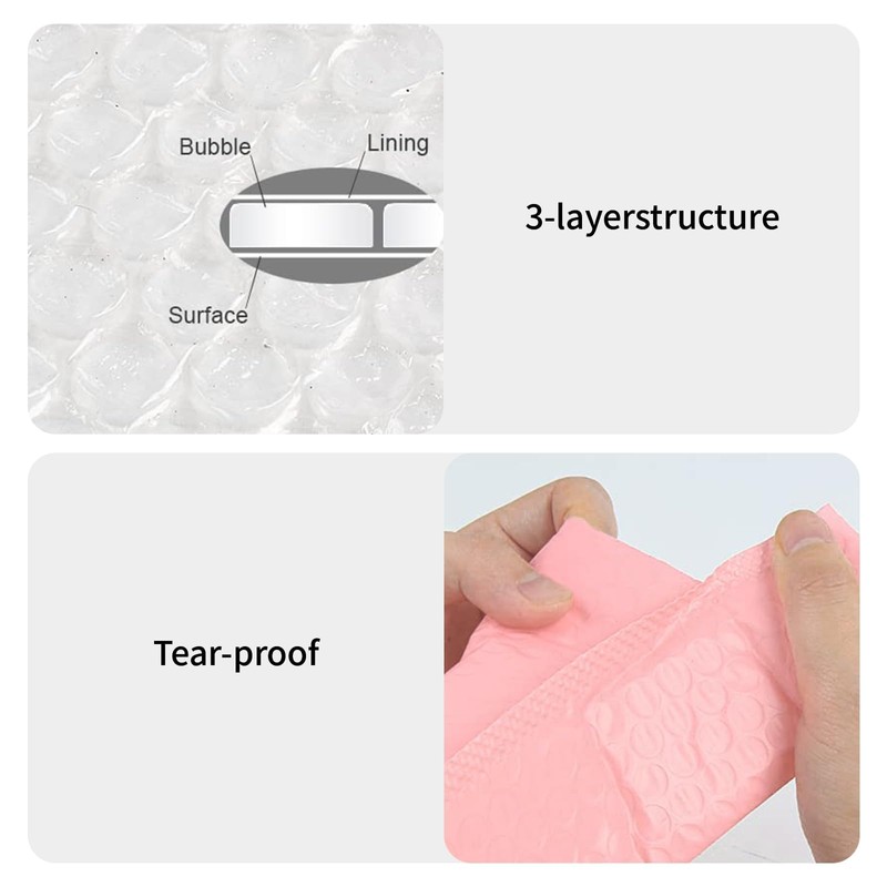 30PCS Padded Envelopes, Poly Bubble Mailers, Self-Seal Bubble Mailers, Padded