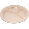Carlisle FoodService Products Divided Plate with 3 Compartments for Home