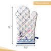 Maison d' Hermine Fa¥ence 100% Cotton Oven Mitt, 7.5-Inch by