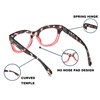 ZXYOO Oversized Reading Glasses for Women,3 Pack Blue Light Blocking
