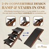 Dog Steps for Bed & Couch 2-in-1 Dog Stairs/Ramp -