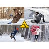 slidefix Shoe spikes anti-slip risk. Helps with snow and ice.