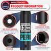 Aiourx 1/2" Drive Impact Socket, 13 mm Deep Socket, Metric,