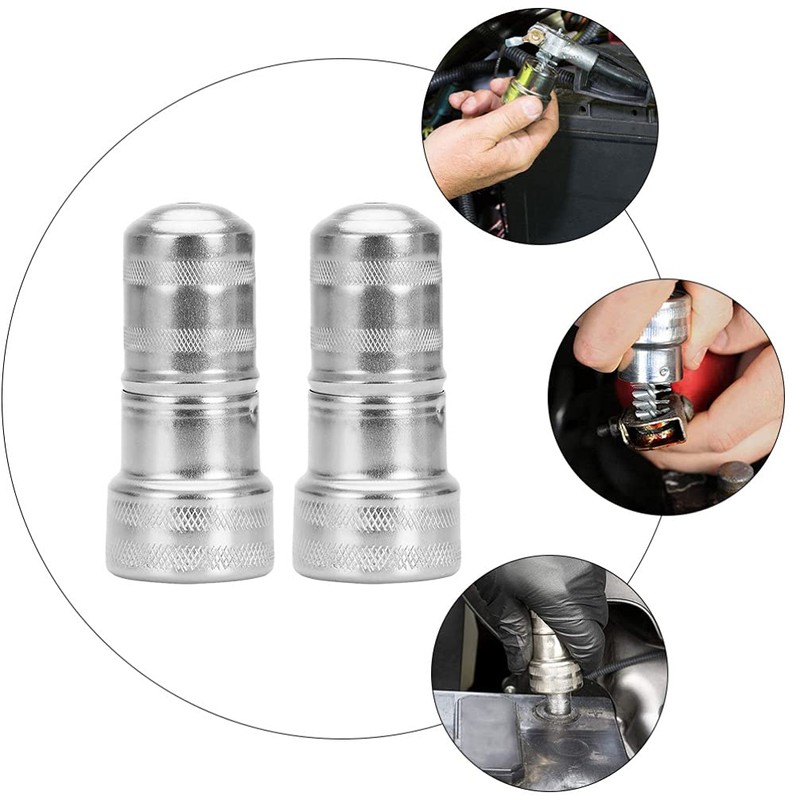 FAVOMOTO 2Pcs Useful Battery Terminal Cleaning Tools Car Battery Post