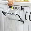 AIMALL 2 PCS Adjustable Wall-Mounted Garbage Bag Holder, Space-Saving Kitchen