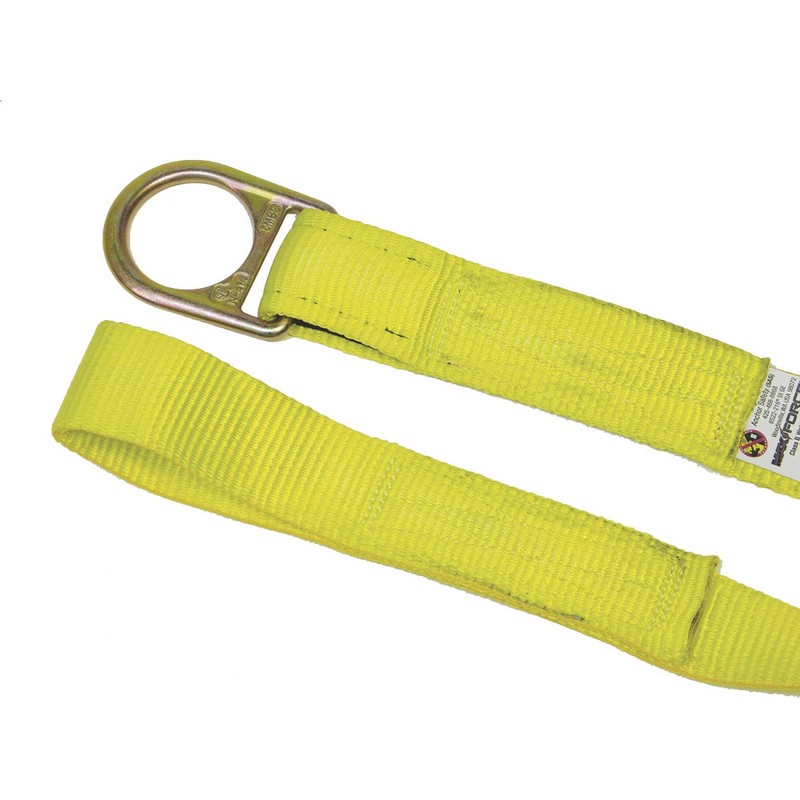 6016 Super Anchor Safety Tie-Off Strap with D-Ring & Loop