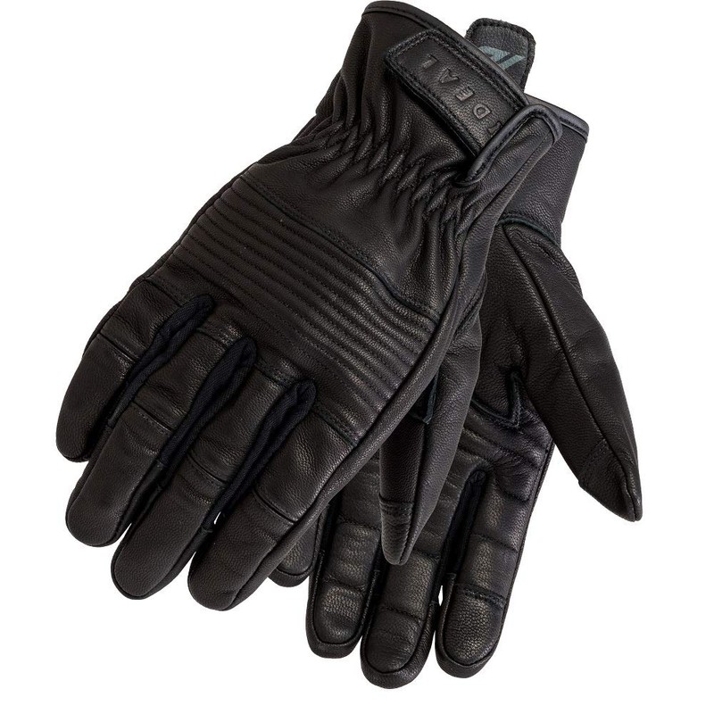 Yamashiro ID-004 CLASSIC Leather Gloves for Motorcycles, Black Stitching, XL