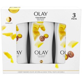 Olay Advanced Moisture Renewal Blend Body Wash, 23.6 oz, 3-pack