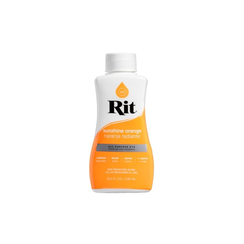 Rit All Purpose Liquid Dye Sunshine Orange 236ml