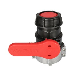 TOCHUN 75mm IBC Tote Tank Adapter Ball Valve -Heavy Duty S75X6 Coarse Thread Ball Valves Connector for Water Liquid Container NPT DN50