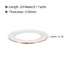 PATIKIL Copper Tape 0.12 Inch x 21 Yards 0.05 Thick
