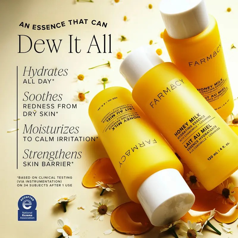 Farmacy Honey Milk Hydrating Essence 120ml – Moisturizing Serum with