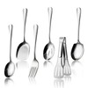 6-Pcs Stainless Steel Kitchen Utensils Set – Heat-Resistant Serving Spoon