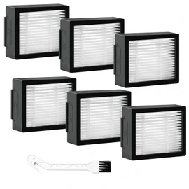 6 Pack Roomba Filters Fit for i-Robot Roomba I J E Series E5 E6 E7 i3 i3+ i4 i6 i6+ i7 i7+ i8 i8+ j7 j7+ Robot Vacuum Cleaners High-Efficiency Filter with 1 Cleaning Brush by Puxyblue