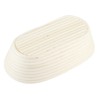 Handmade Banneton Bread Proofing Baskets,Oval Unbleached Cane Brotform Bread Dough