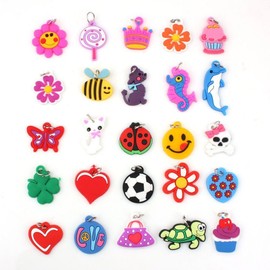 40 Pack of Charms For Rubberband Loom Bracelets