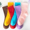 Remorty Womens Colorful Basic Sock -Unique Knit Cotton Crew Socks