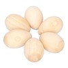 Wood Eggs Shakers Set Natural Wooden Egg Rattle Musical Percussion
