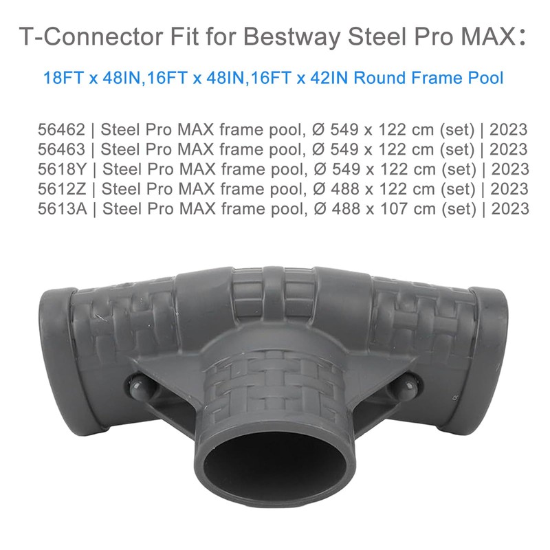 EAYBOMC T Connector for Bestway Steel Pro MAX 18ft 16ft