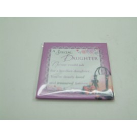 A SPECIAL DAUGHTER MAGNET WITH VERSE