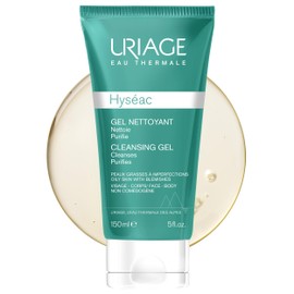 Uriage Hyseac Gel limpiador piel mixta a grasa 150ml - Elimina las impurezas y el exceso de grasa, con Piroctona olamina - Hipoalergénico, no...      