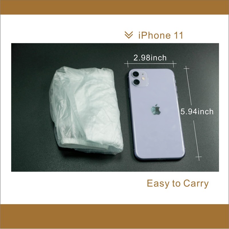HAIBEIR Hat Rain Cover Hat Protector PVC 2 Pieces Clear