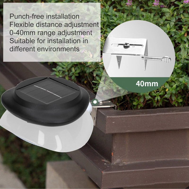 Solar Light 9LEDs IP55 Waterproof 6500K White Light Solar Light