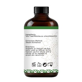 LOTUSJOY Tea Tree Essential Oil- 100% Pure Natural- 118ml/4 Oz