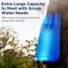 Gravity-Fed Water Bag 6L Survival Water Filter Straw w/4xWater Pouches,Emerge
