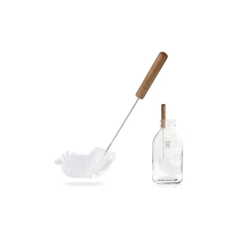 Cepillo para Polvo Limpiador de Botellas de Leche de Vaca