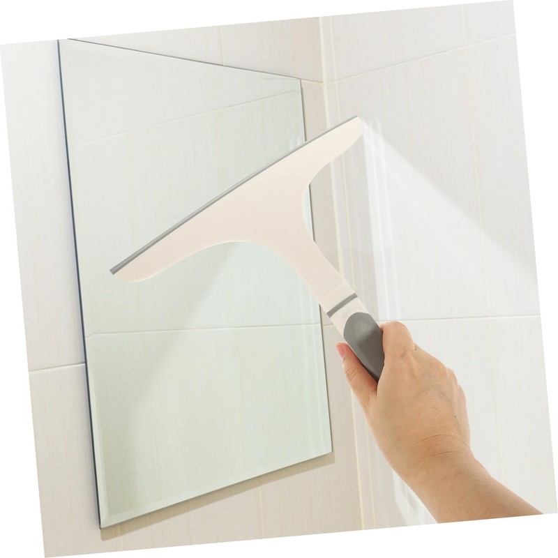 FOMIYES Shower Squeegee Glass Wiper with Ergonomic Handle Efficient Window
